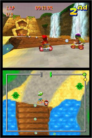 Pantallazo de Diddy Kong Racing DS para Nintendo DS
