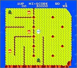 Pantallazo de Dig Dug II: Trouble in Paradise para Nintendo (NES)