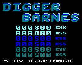 Pantallazo de Digger Barnes para Amstrad CPC
