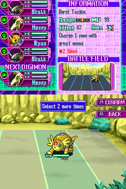 Pantallazo de Digimon World: Dawn para Nintendo DS
