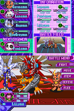 Pantallazo de Digimon World: Dusk para Nintendo DS