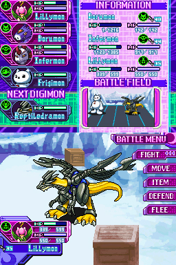 Pantallazo de Digimon World: Dusk para Nintendo DS