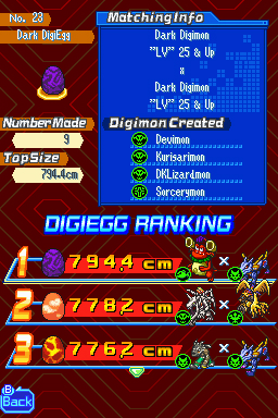 Pantallazo de Digimon World: Dusk para Nintendo DS