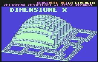 Pantallazo de Dimensione X para Commodore 64