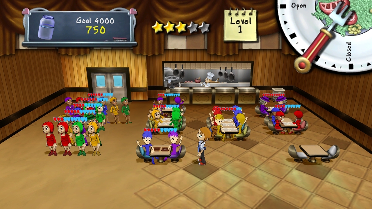 Pantallazo de Diner Dash (Xbox Live Arcade) para Xbox 360