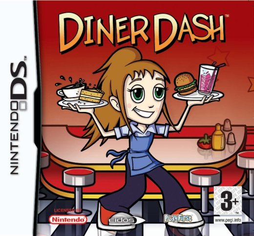 Caratula de Diner Dash para Nintendo DS