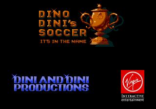 Pantallazo de Dino Dini's Soccer (Europa) para Sega Megadrive