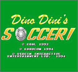 Pantallazo de Dino Dini's Soccer (Europa) para Super Nintendo
