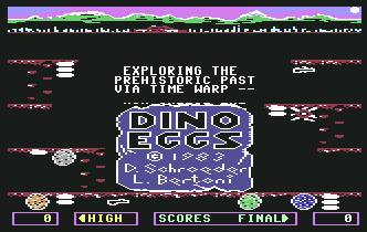 Pantallazo de Dino Eggs para Commodore 64