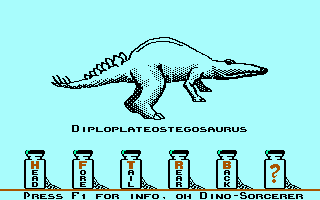 Pantallazo de Dino-Sorcerer para PC