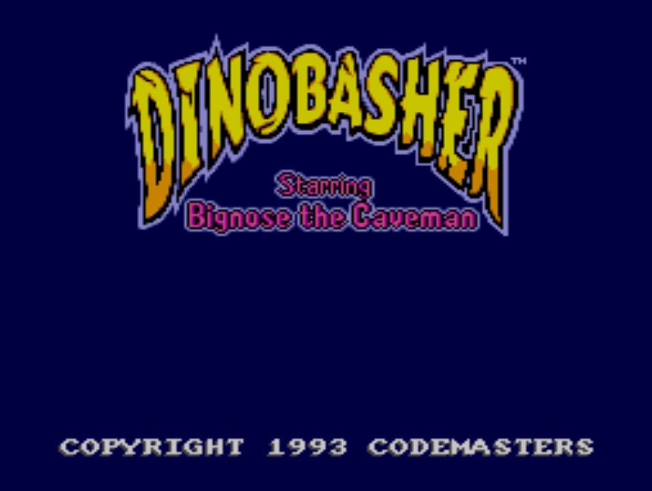 Pantallazo de Dinobasher: Starring Bignose the Caveman para Sega Master System