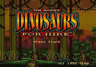 Pantallazo de Dinosaurs for Hire para Sega Megadrive