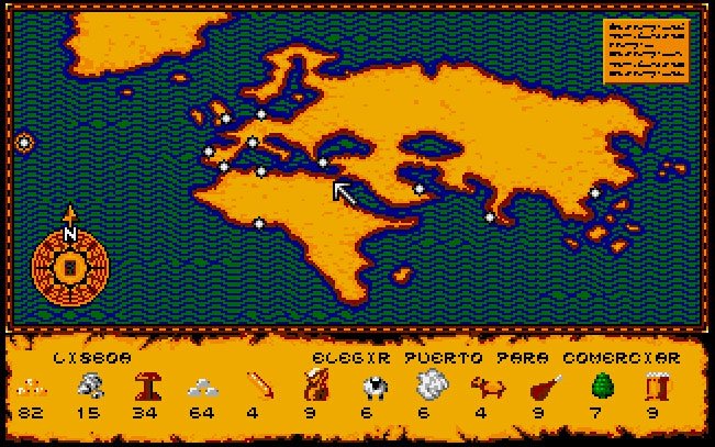 Pantallazo de Discovery: In the Steps of Columbus para Atari ST