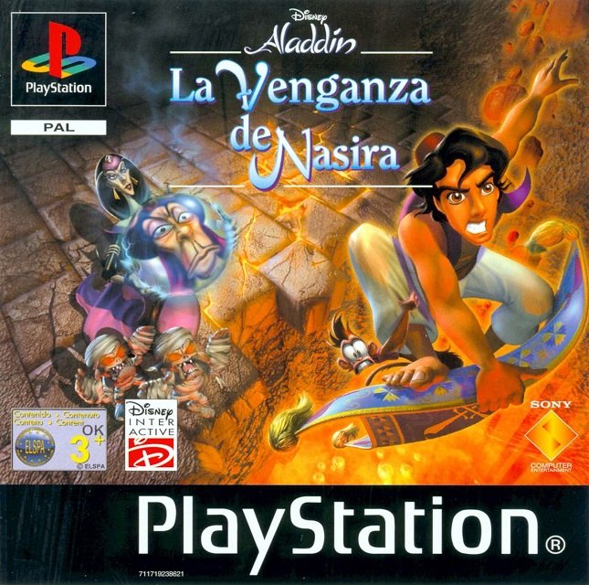 Caratula de Disney Aladdin: La Venganza de Nasira para PlayStation