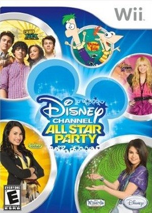 Caratula de Disney Channel All Star Party para Wii