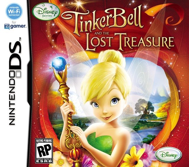 Caratula de Disney Fairies: Tinker Bell and the Lost Treasure para Nintendo DS