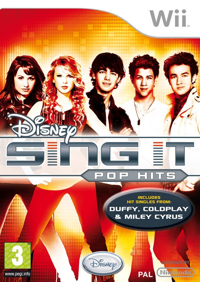 Caratula de Disney Sing it: Pop Hits para Wii