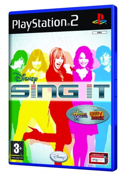 Caratula de Disney Sing it para PlayStation 2