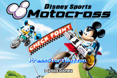 Pantallazo de Disney Sports Motocross (Japonés) para Game Boy Advance
