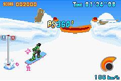 Pantallazo de Disney Sports Snowboarding para Game Boy Advance