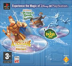 Caratula de Disney Triple Pack (Hercules/Jungle Book/A Bug's Life) para PlayStation