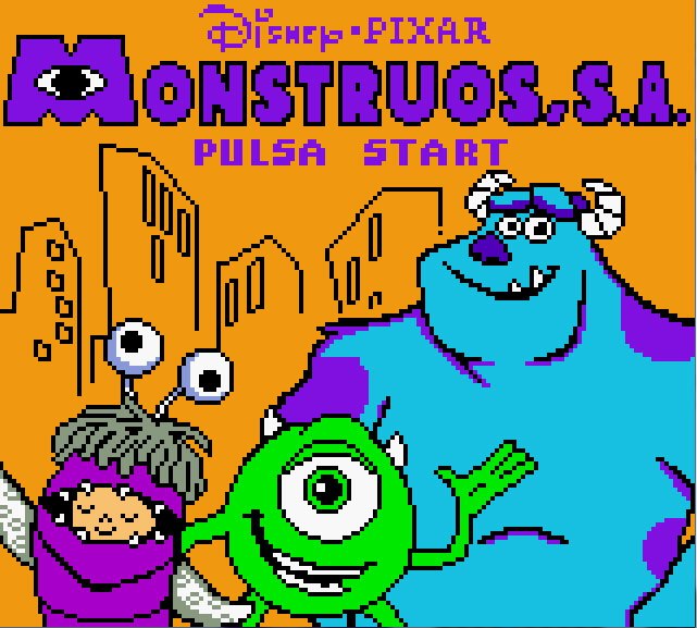 Pantallazo de Disney/Pixar Monsters, Inc. para Game Boy Color