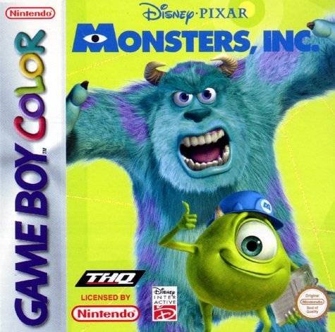 Caratula de Disney/Pixar Monsters, Inc. para Game Boy Color