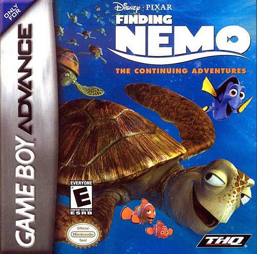 Caratula de Disney/Pixar's Finding Nemo: The Continuing Adventures para Game Boy Advance