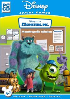 Caratula de Disney/Pixar's Monsters, Inc.: Monstropolis Mission para PC