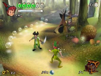 Pantallazo de Disney's: Peter Pan: Return to Neverland para PlayStation 2