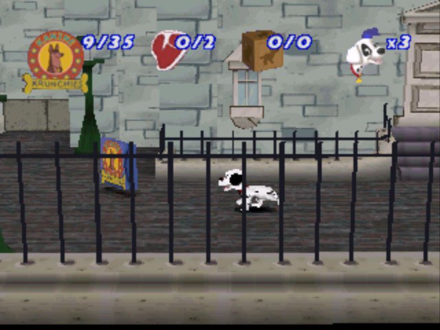 Pantallazo de Disney's 101 Dalmatians II: Patch's London Adventure para PlayStation