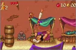 Pantallazo de Disney's Aladdin para Game Boy Advance