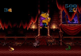 Pantallazo de Disney's Beauty and the Beast: Roar of the Beast para Sega Megadrive
