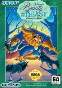 Caratula de Disney's Beauty and the Beast: Roar of the Beast para Sega Megadrive