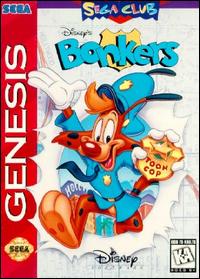 Caratula de Disney's Bonkers para Sega Megadrive