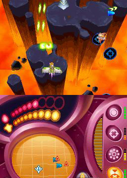 Pantallazo de Disney's Chicken Little: Ace in Action para Nintendo DS