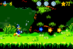 Pantallazo de Disney's Donald Duck Advance (Japonés) para Game Boy Advance