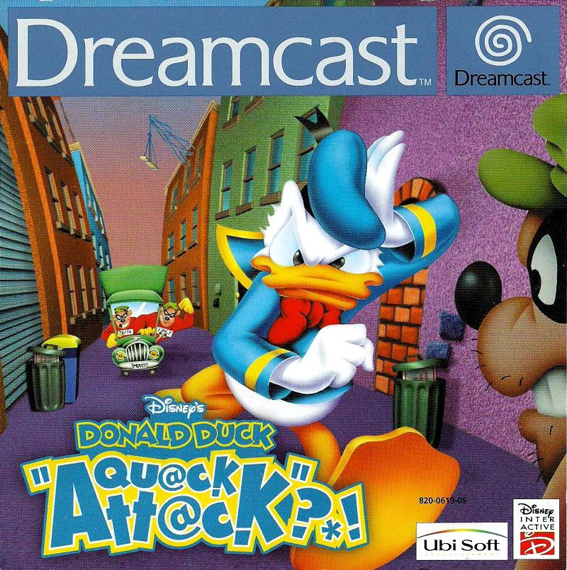 Caratula de Disney's Donald Duck Quack Attack para Dreamcast