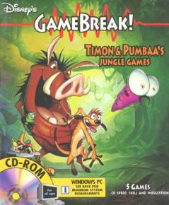 Caratula de Disney's GameBreak: Timon & Pumbaa's Jungle Games para PC