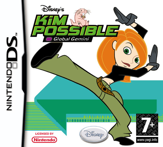 Caratula de Disney's Kim Possible : Global Gemini para Nintendo DS