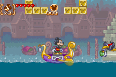 Pantallazo de Disney's Mickey to Donald no Magical Quest 3 (Japonés) para Game Boy Advance