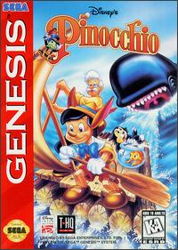 Caratula de Disney's Pinocchio para Sega Megadrive