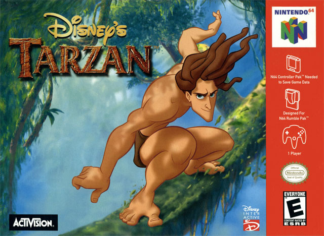 Caratula de Disney's Tarzan para Nintendo 64