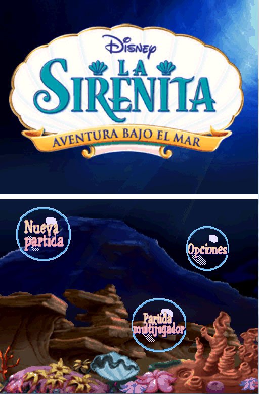 Pantallazo de Disney's The Little Mermaid: Ariel's Undersea Adventure para Nintendo DS