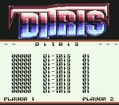 Pantallazo de Ditris para Commodore 64