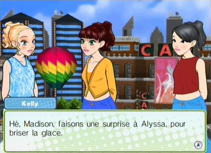 Pantallazo de Diva Girls: Princesas Sobre Hielo para Wii