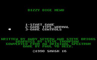 Pantallazo de Dizzy Dice para Amiga