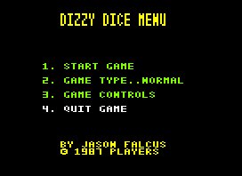 Pantallazo de Dizzy Dice para Amstrad CPC