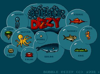 Pantallazo de Dizzy's Excellent Adventures para Amiga