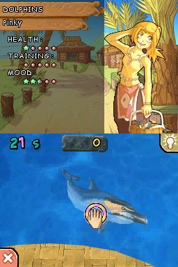 Pantallazo de Dolphinz: Aventuras en el zoo Marino para Nintendo DS